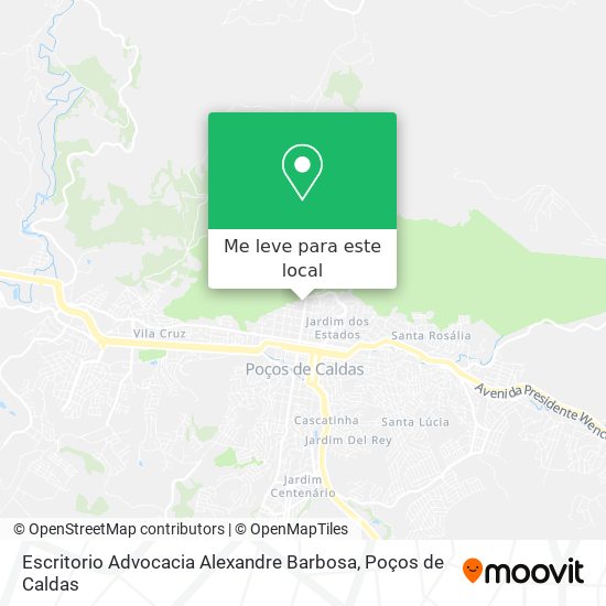 Escritorio Advocacia Alexandre Barbosa mapa