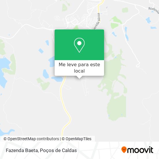 Fazenda Baeta mapa