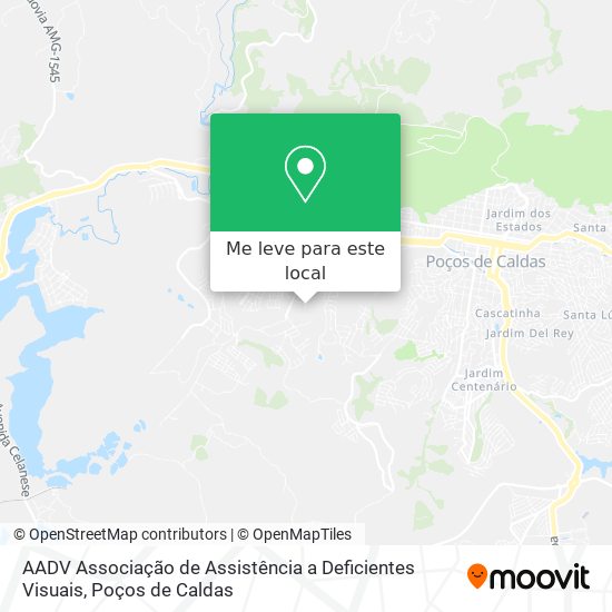 AADV Associação de Assistência a Deficientes Visuais mapa