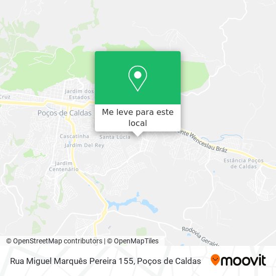 Rua Miguel Marquês Pereira 155 mapa