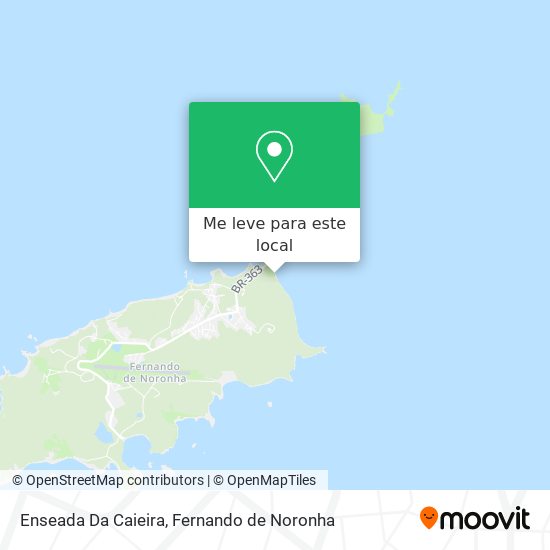 Enseada Da Caieira mapa