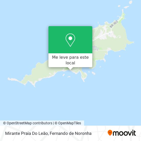 Mirante Praia Do Leão mapa