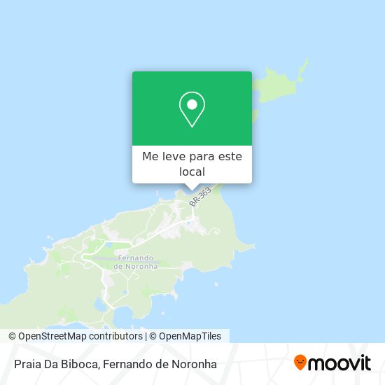 Praia Da Biboca mapa