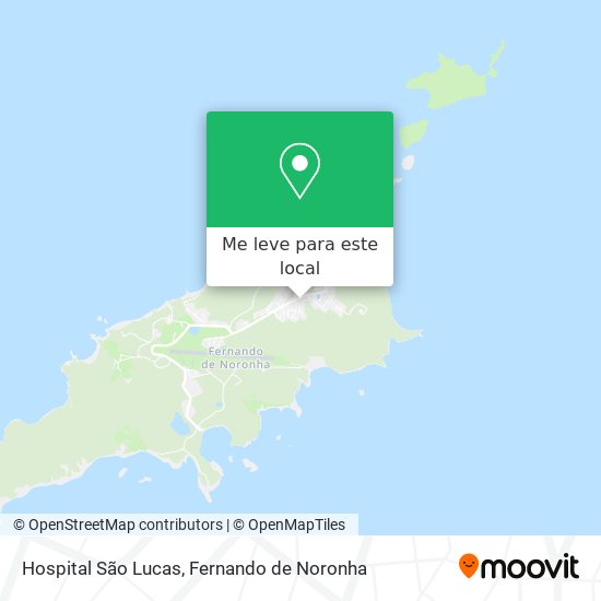 Hospital São Lucas mapa