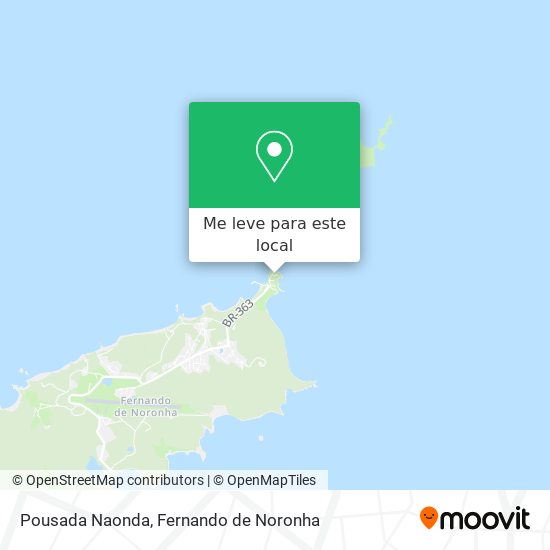 Pousada Naonda mapa