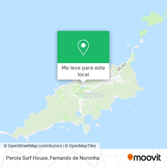 Perola Surf House mapa