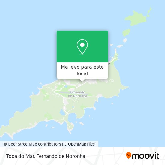 Toca do Mar mapa