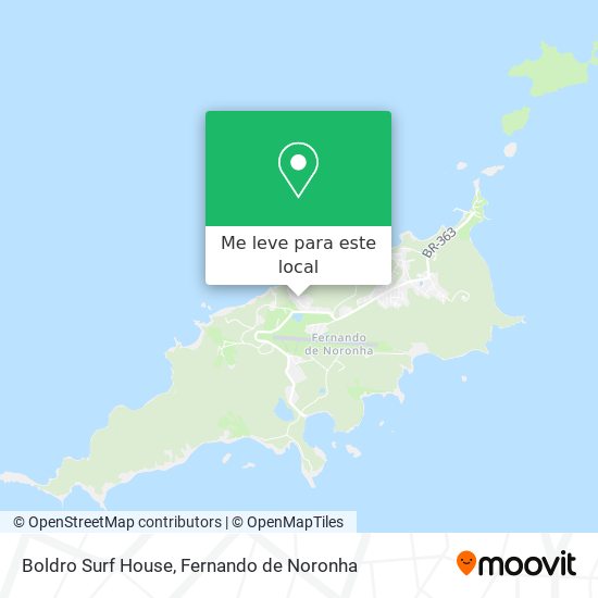 Boldro Surf House mapa