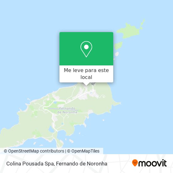 Colina Pousada Spa mapa