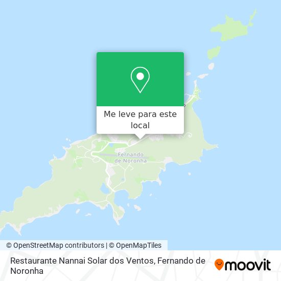 Restaurante Nannai Solar dos Ventos mapa