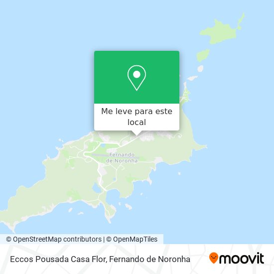 Eccos Pousada Casa Flor mapa