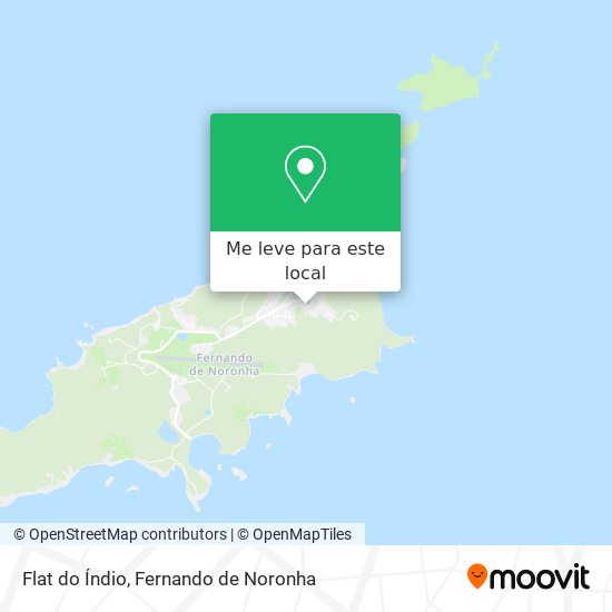 Flat do Índio mapa