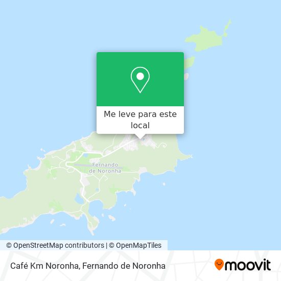 Café Km Noronha mapa