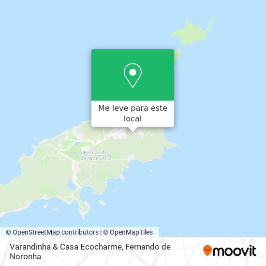 Varandinha & Casa Ecocharme mapa