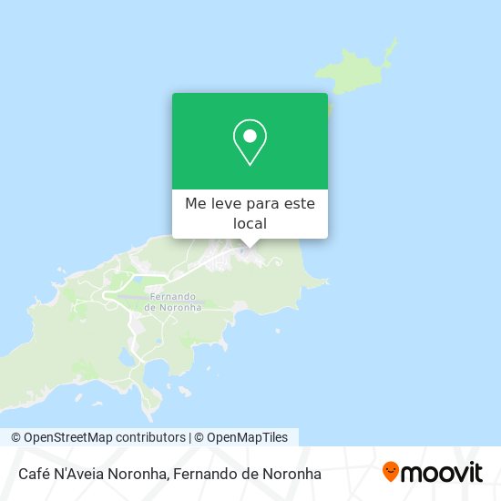 Café N'Aveia Noronha mapa