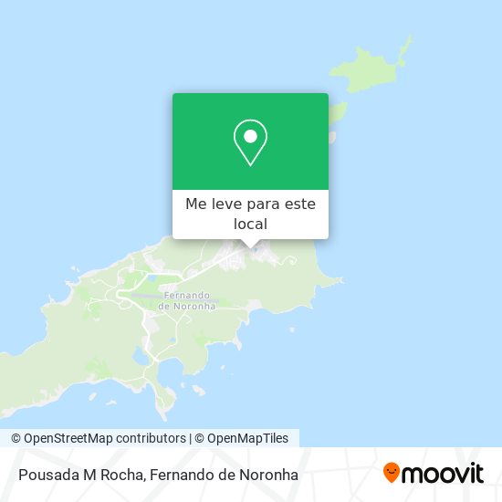 Pousada M Rocha mapa