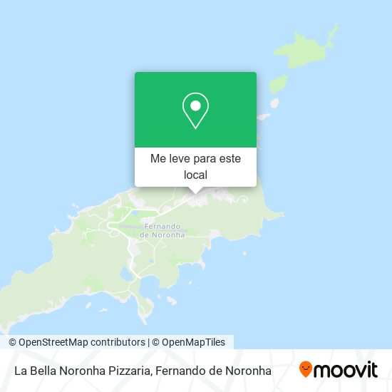 La Bella Noronha Pizzaria mapa