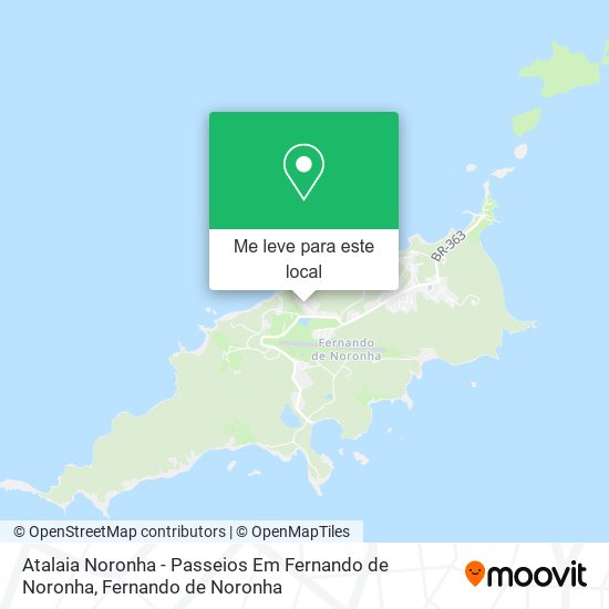 Atalaia Noronha - Passeios Em Fernando de Noronha mapa