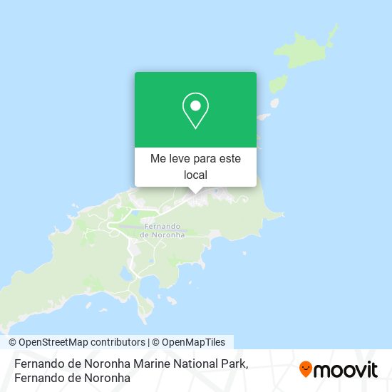 Fernando de Noronha Marine National Park mapa