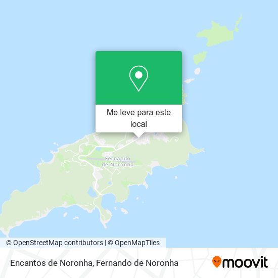 Encantos de Noronha mapa