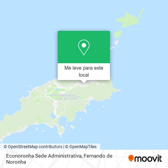 Econoronha Sede Administrativa mapa