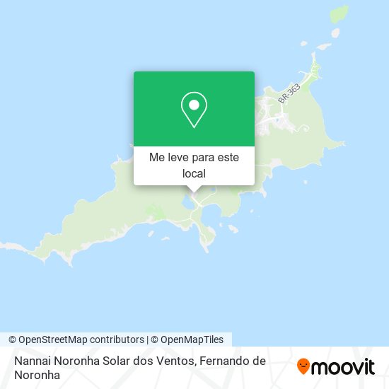 Nannai Noronha Solar dos Ventos mapa