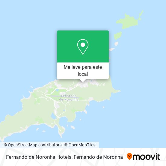 Fernando de Noronha Hotels mapa