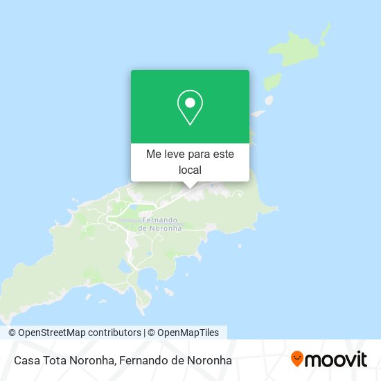 Casa Tota Noronha mapa