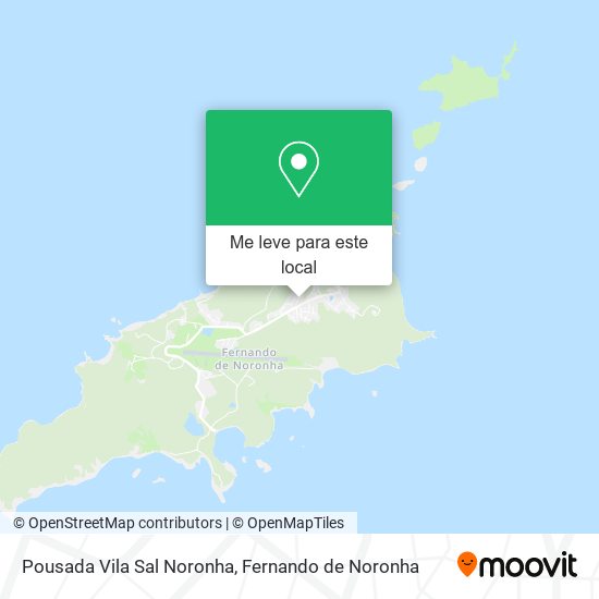 Pousada Vila Sal Noronha mapa