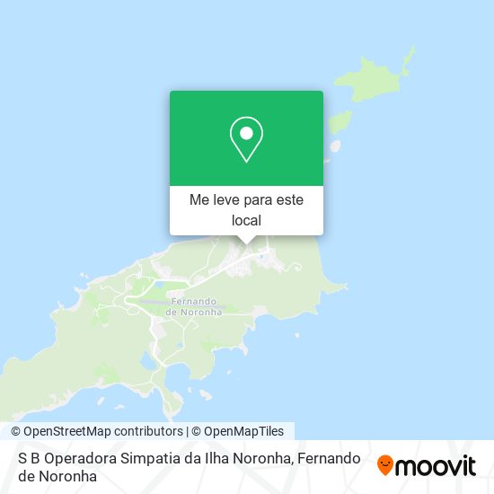 S B Operadora Simpatia da Ilha Noronha mapa