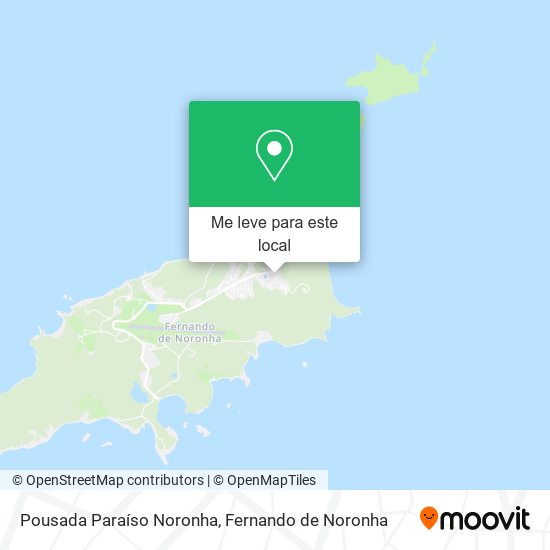 Pousada Paraíso Noronha mapa