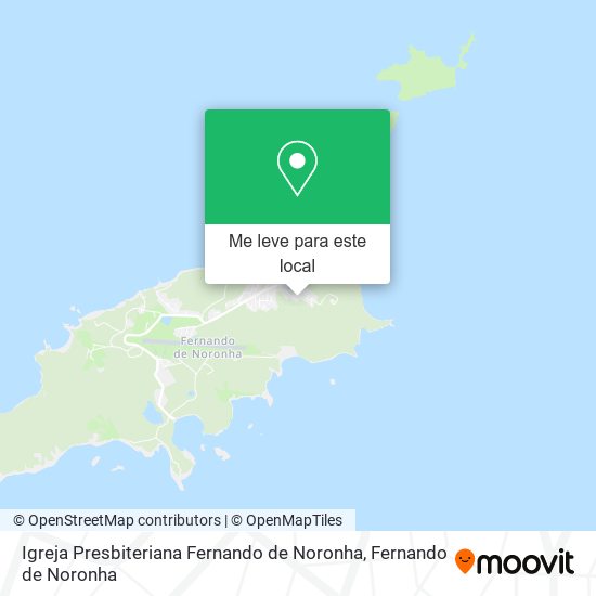 Igreja Presbiteriana Fernando de Noronha mapa