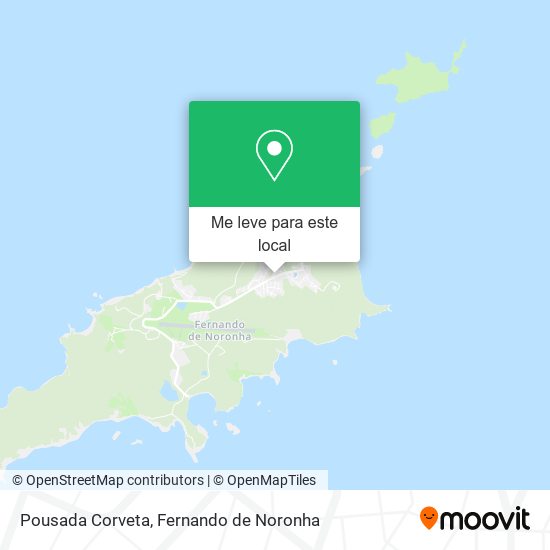 Pousada Corveta mapa