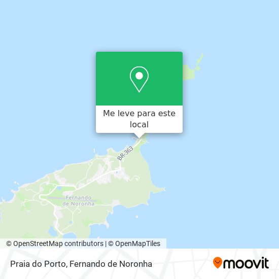 Praia do Porto mapa