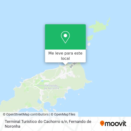 Terminal Turístico do Cachorro s / n mapa