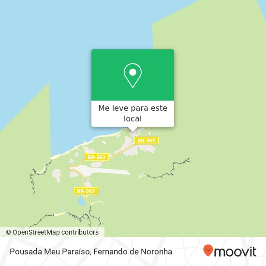 Pousada Meu Paraíso mapa