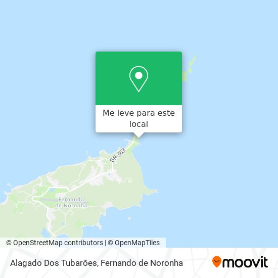 Alagado Dos Tubarões mapa