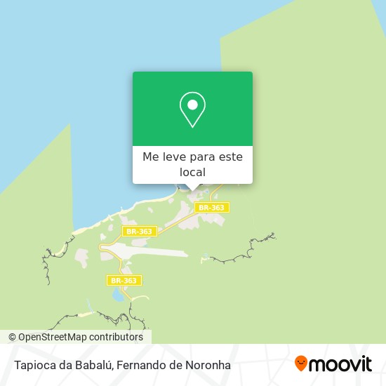 Tapioca da Babalú mapa