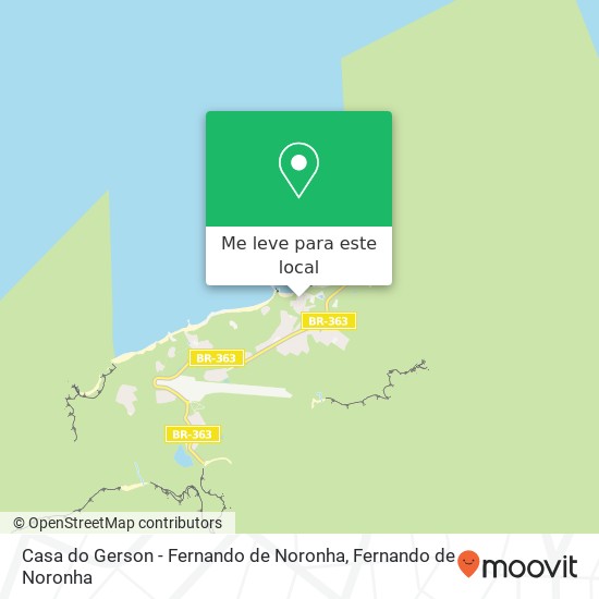 Casa do Gerson - Fernando de Noronha, Estrada da Alamoa Fernando de Noronha Fernando de Noronha-PE 53990-000 mapa