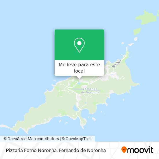 Pizzaria Forno Noronha mapa