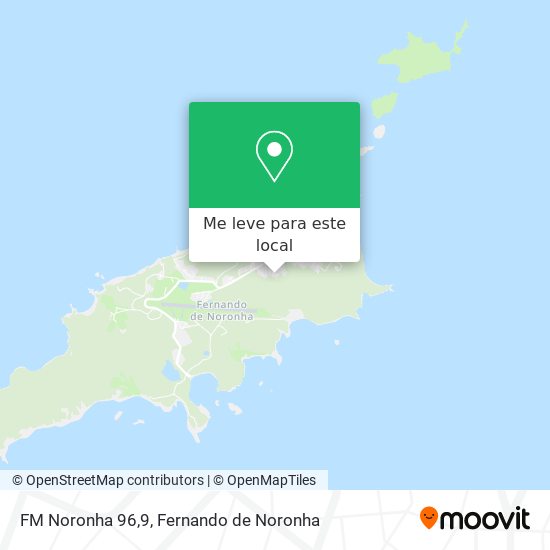 FM Noronha 96,9 mapa