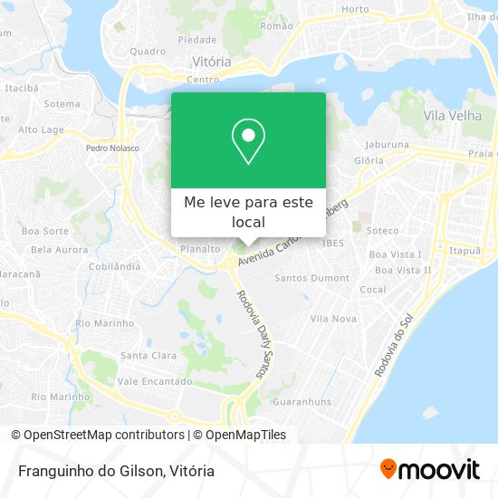 Franguinho do Gilson mapa