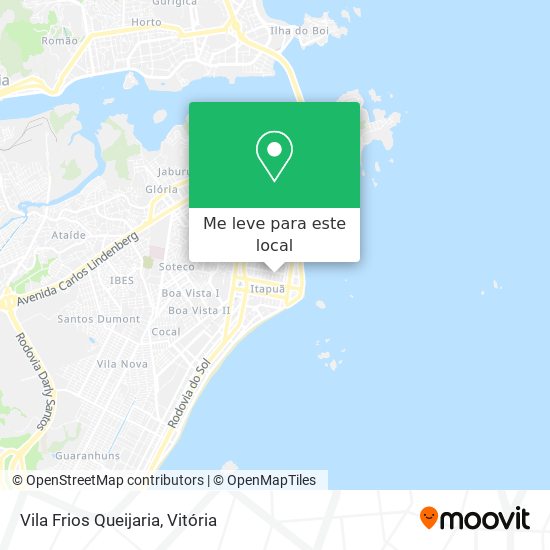 Vila Frios Queijaria mapa