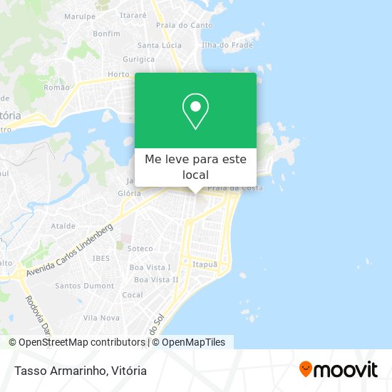 Tasso Armarinho mapa