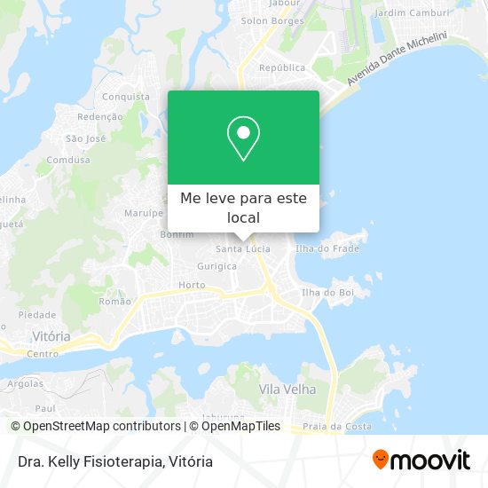 Dra. Kelly Fisioterapia mapa
