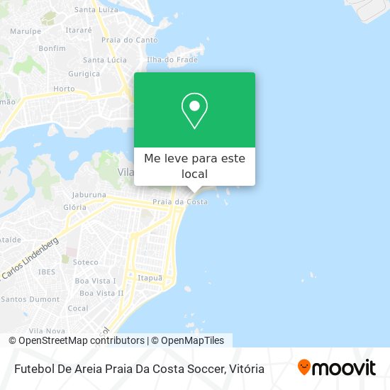 Futebol De Areia Praia Da Costa Soccer mapa