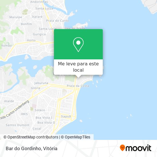 Bar do Gordinho mapa