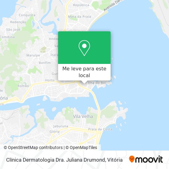 Clínica Dermatologia Dra. Juliana Drumond mapa