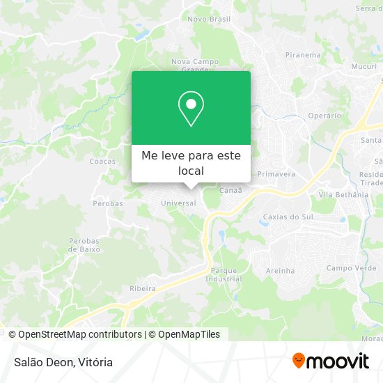 Salão Deon mapa