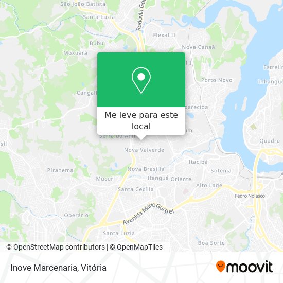 Inove Marcenaria mapa